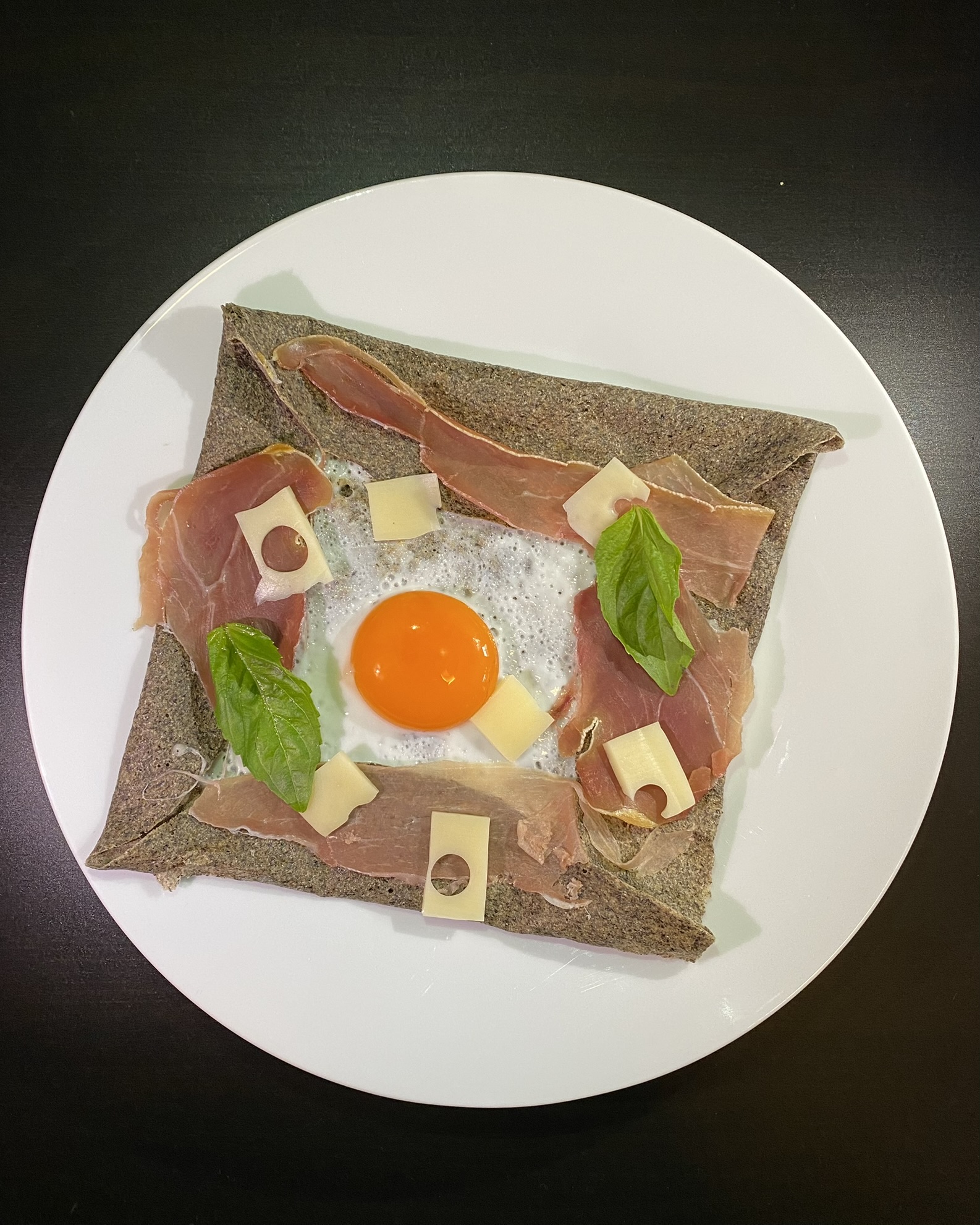 Savory Bayonne Emmental Galette